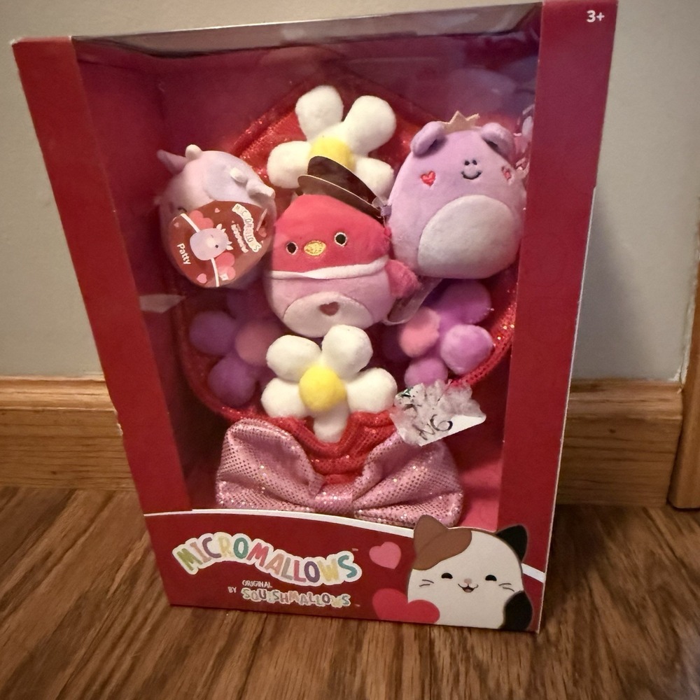 Micromallows Valentine Bouquet By Squishmallow 2025 Brand New‎ In Box